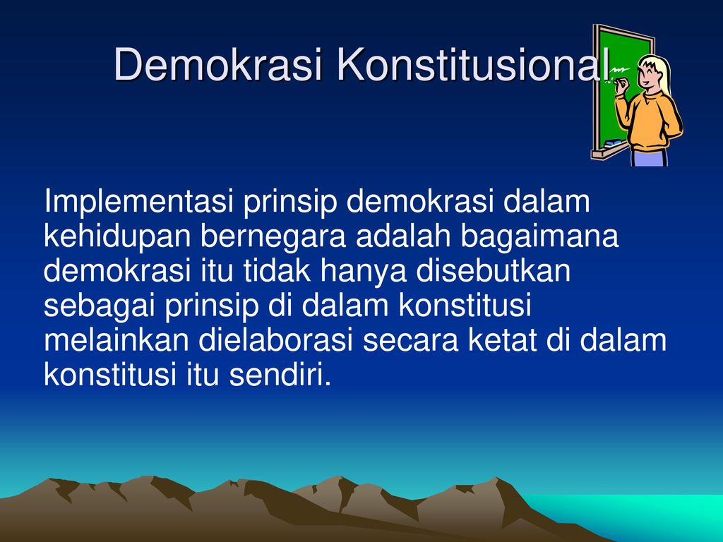 Demokrasi Konstitusional